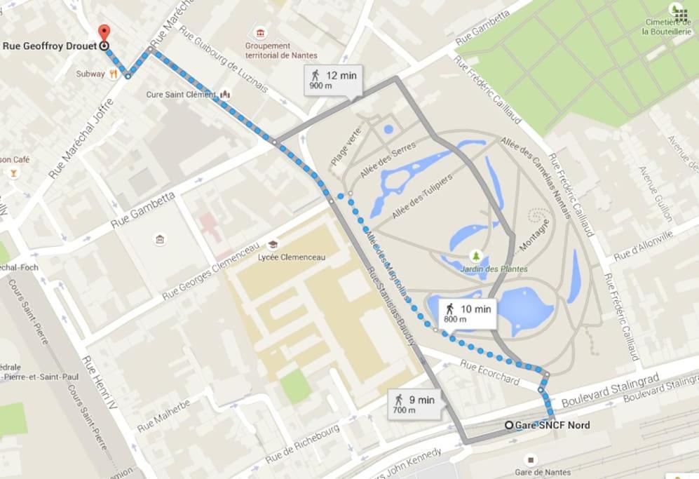 Charmant Et Lumineux T2 Centre Ville Au Calme Nantes Eksteriør billede