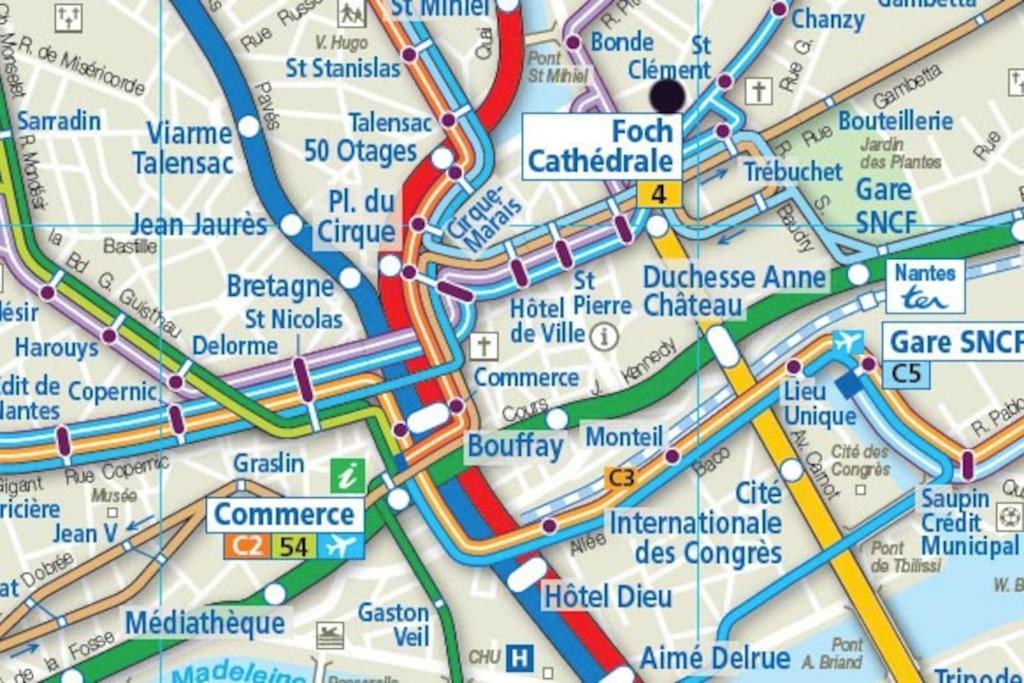 Charmant Et Lumineux T2 Centre Ville Au Calme Nantes Eksteriør billede